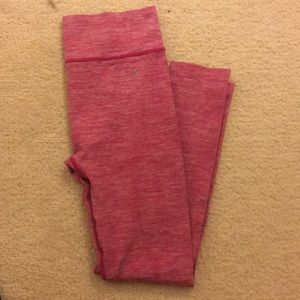 Pink workout/yoga leggings